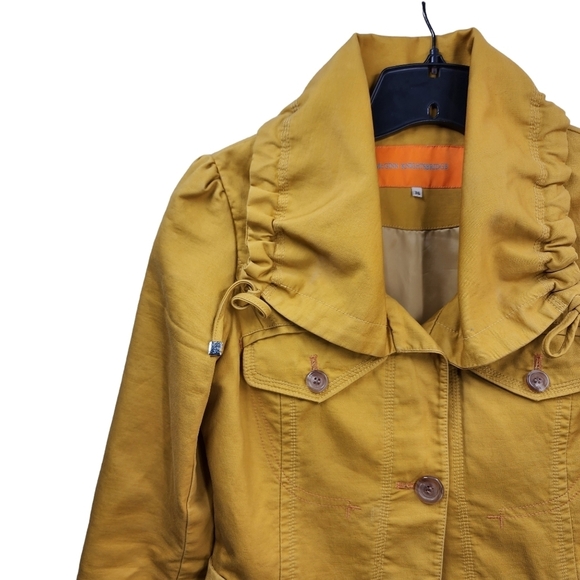 McGinn Knightsbridge Women's Button Front Tie-Belt Jacket - 36 - Picture 2 of 5